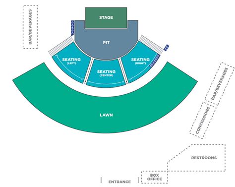 Seating Chart Kettlehouse Amphitheater Bonner Montana