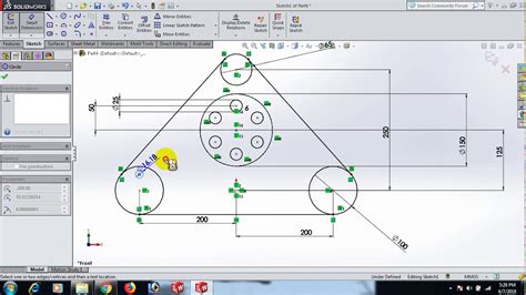 2d Sketch By Solidworks Youtube