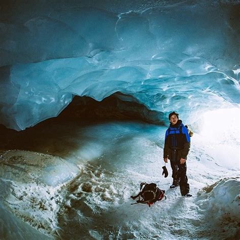 Mark Mcmorris Ice Cave Explorer Whistler Bc Hiking Trip Snow