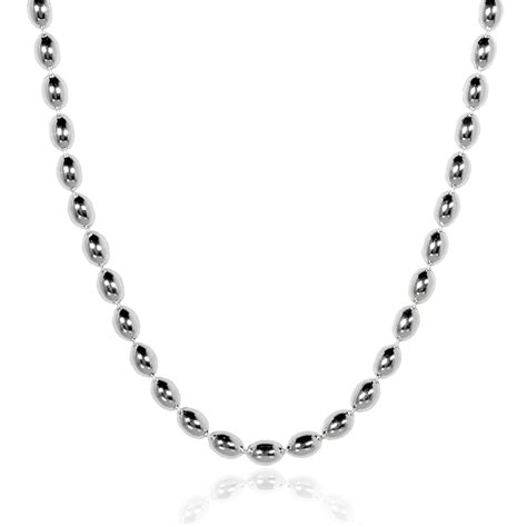 Sterling Silver Bead Necklace Catanachs Jewellers