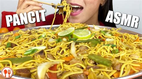 Asmr Filipino Food Pancit Eating Sounds Lanieats Asmr Youtube
