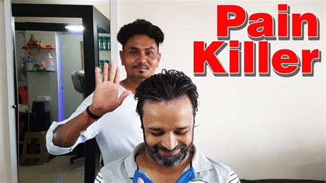 Pain Killer Intense Head Massage And Face Wash Indian Massage Youtube