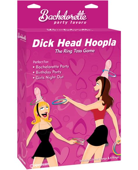 Bachelorette Party Favors Dick Head Hoopla Ring Toss Game 603912229516