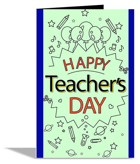 Happy Teacher Day Greeting Card Buy Online At Best Price In India