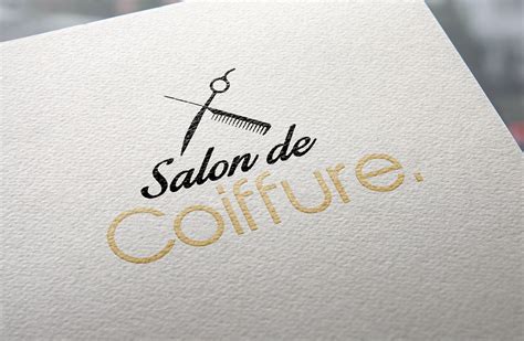 Logo Design Salon De Coiffure Behance
