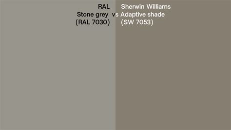 Ral Stone Grey Ral Vs Sherwin Williams Adaptive Shade Sw