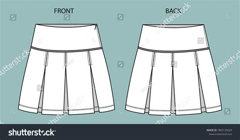 5688 Skirt Technical Drawing Images Stock Photos And Vectors Shutterstock