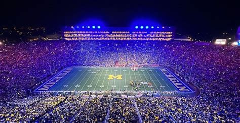 Watch Michigan Stadium Sings Mr Brightside Under The Lights At The