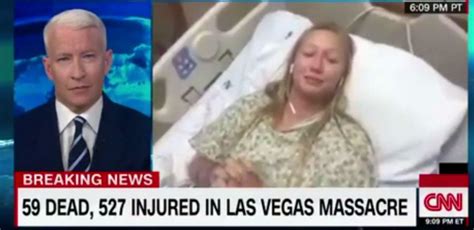 Las Vegas Survivor In Hospital Bed Thanks Her Rescuer Live On Tv