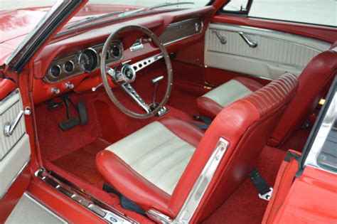 1966 Ford Mustang Convertible A Code 289 V8 Auto Pony Interior Very Nice
