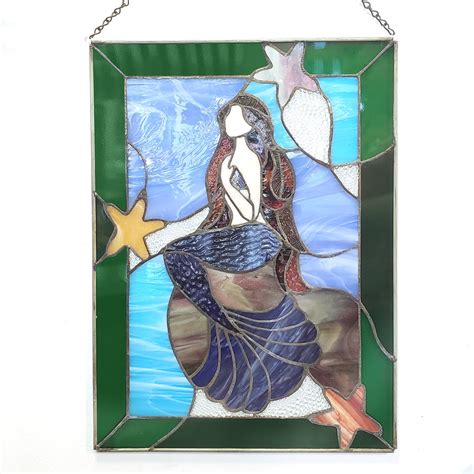 Stained Glass Mermaid Random Acts Of Art