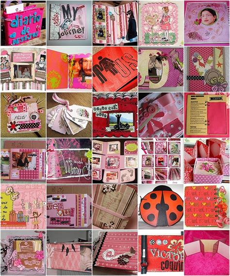 Pink Mini Albums And Mini Books Mini Albums Scrapbook Paper Crafts