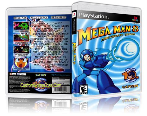 Megaman 8 Sony Playstation 1 Psx Ps1 Empty Custom Case Custom