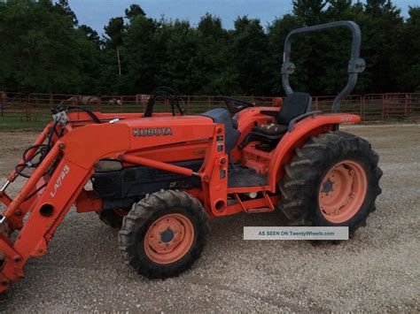 Kubota L3830 Farm Tractor 4x4 Front End Loader Hst Trans