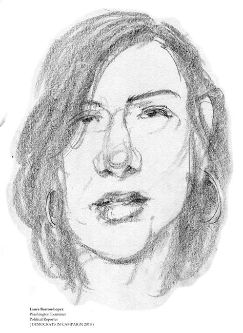 White house correspondent at politico. daily drawings: Laura Barron-Lopez