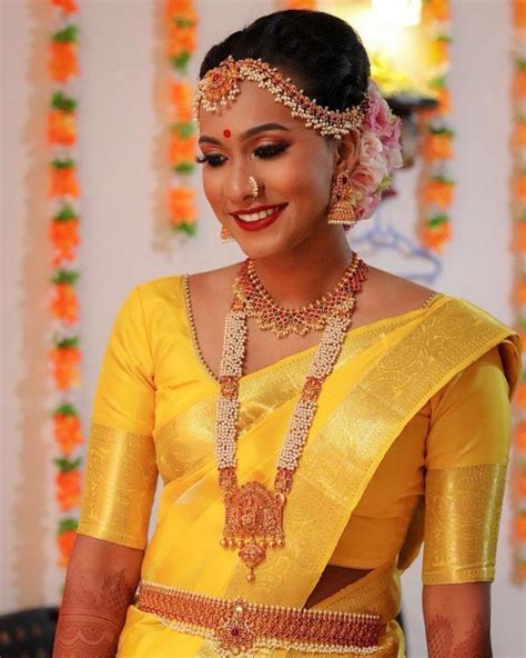 South Indian Bridal Makeup 20 Brides Who Totally Rocked This Look Wedmegood Indian Wedding