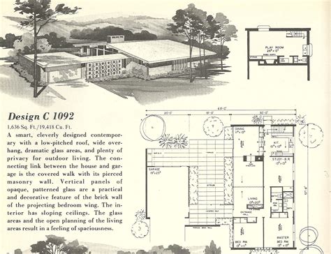 29 Mid Century Modern Floor Plans New Opinion Pic Collection