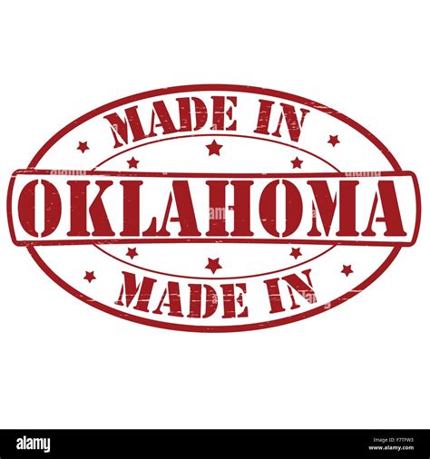 Made In Oklahoma Stock Vector Image And Art Alamy
