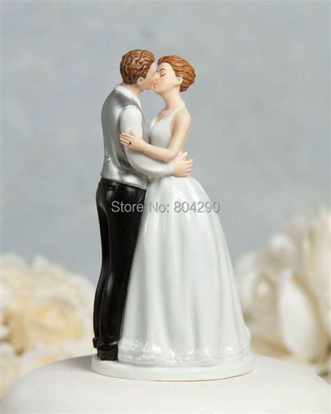 Kissing Couple Figurines Shipping Wedding Cake Topper Ating Aliexpress