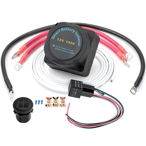 Buy Kemimoto Dual Battery Smart Isolator Kit 12v 140amp Voltage