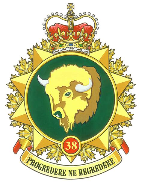 38 Canadian Brigade Group Canadian Army Coat Of Arms Crest Of 38