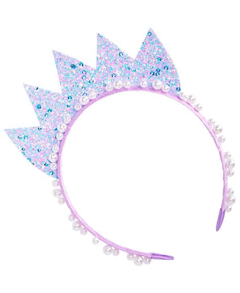 Nickelodeon Girls Glitter Crown Headband Macys