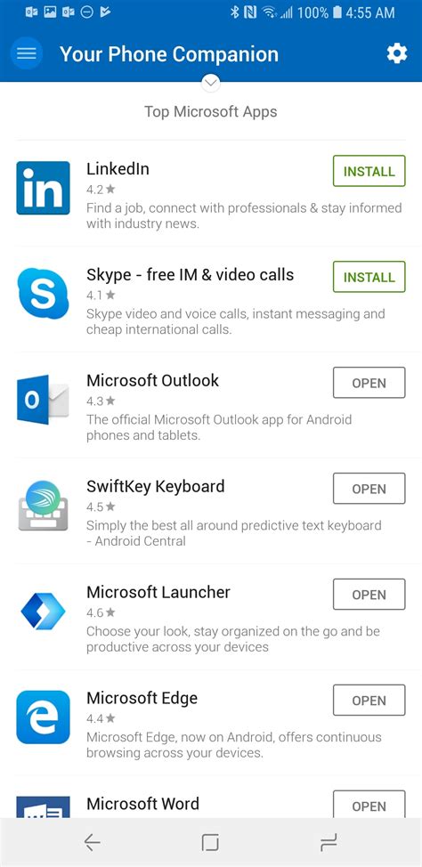 Microsoft Apps Re Branded As Your Phone Companion App On Android