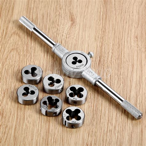 Durable Alloy Steel Threading Dieandratchet Wrench Holder Woodworking