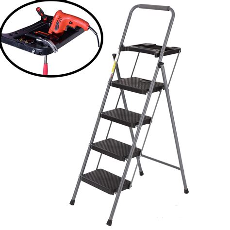 Which Is The Best Step Ladder With Tool Tray Home Life Collection