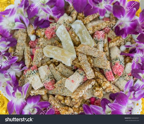 Chinese Traditional Snack Peanuts Sesame Candy Stock Photo 566632021