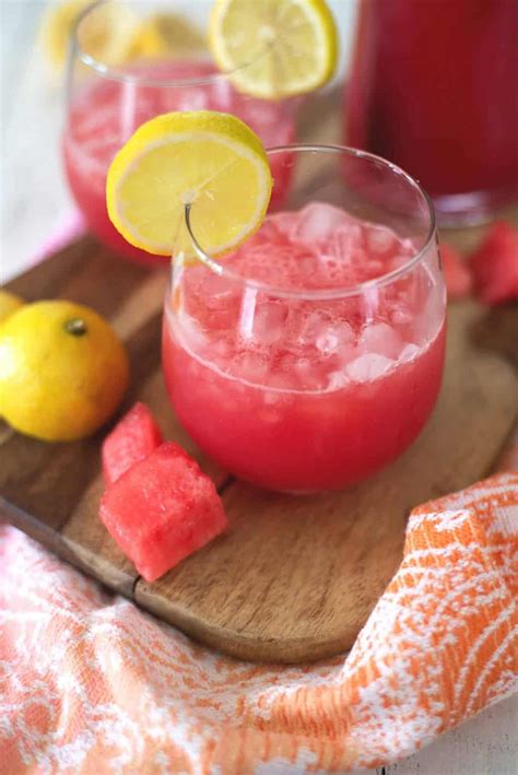 Watermelon Lemonade Recipe Delish Knowledge