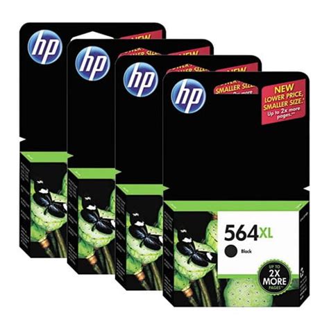 Hp 564xl High Yield Black Original Ink Cartridges Cn684wn4 Pack