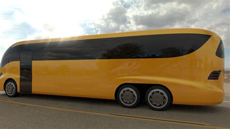 Luxury Electric Intercity Tour Bus Exterior Design Corrozeria