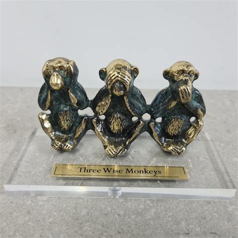 Three Wise Monkeys Etsy