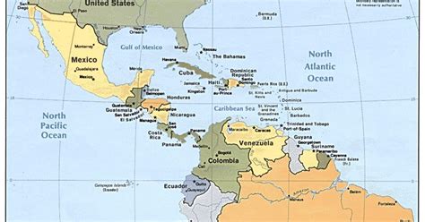 Online Maps Latin America Political Map