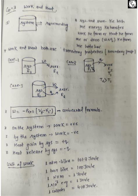 Solution Chemistry Thermodynamics One Shot Formula Sheet Studypool