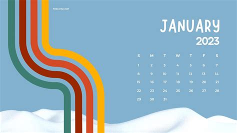 Details More Than 83 January 2023 Calendar Desktop Wallpaper Edo