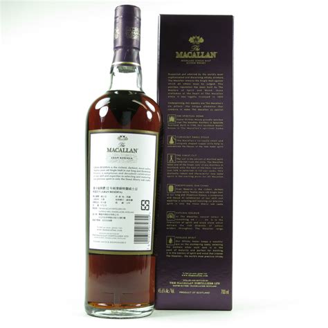 Macallan 12 Year Old Gran Reserva Whisky Auctioneer