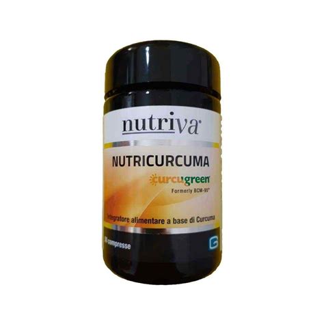 Nutriva Nutricurcuma 30 Compresse Integratore Curcuma Bcm 95