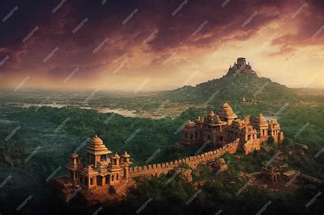 Premium Photo Chittorgarh Fort India The Largest Fort In India Looks