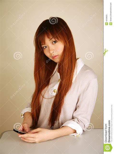 Asian Girl Looking At Viewer Stock Image Image Of Face Connection 4418603