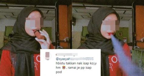 Muat Naik Video Hisap Vape Wanita Berang Ditegur Netizen Tak Kan Nak Hisap Kot