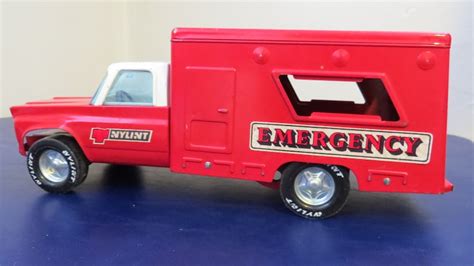 Vintage Nylint Toy Emergency Ambulance Truck S Etsy