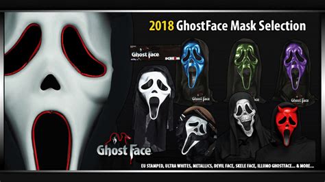 Screams Ghostface Mask History And Variations Puzzle Box Horror