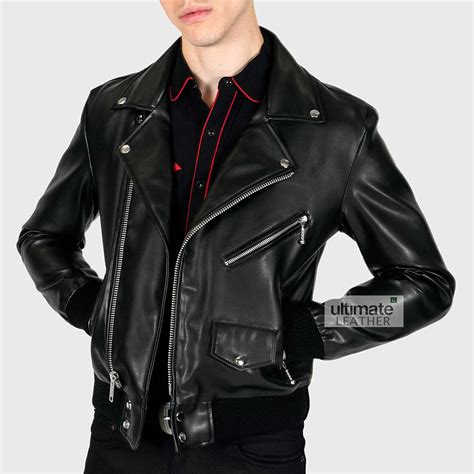 Black Biker Jacket Artificial Leather Jacket Ultimate Leather