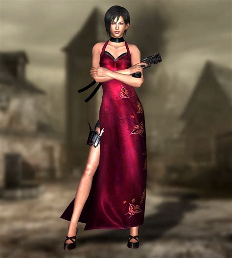 Ada Wongred Dress Resident Evil 4 Uhd By Xxkammyxx On Deviantart