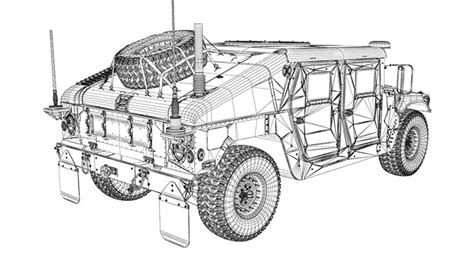 Humvee Of Coloring Coloring Pages