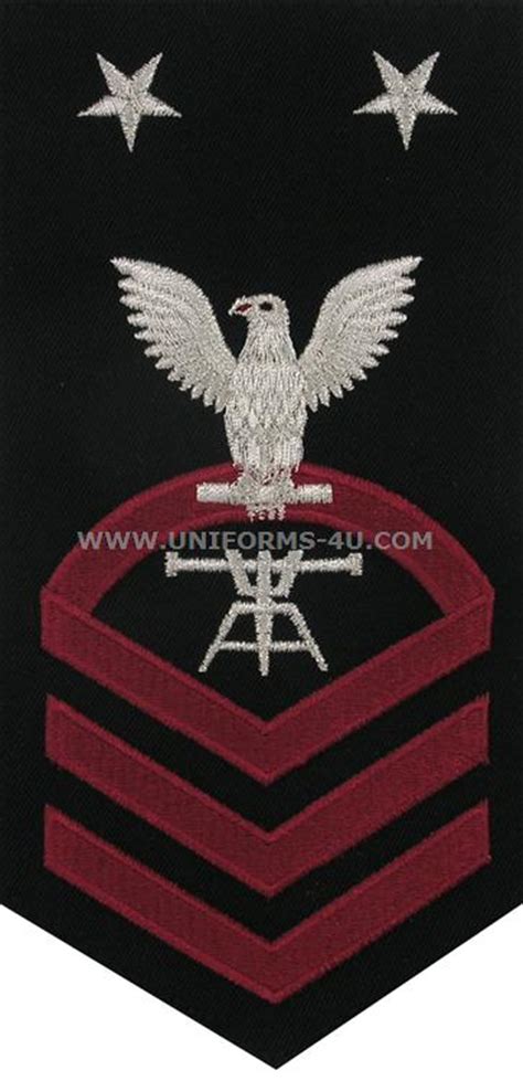 Us Navy E9 Fire Control Technician Ft Blue Rating Badge