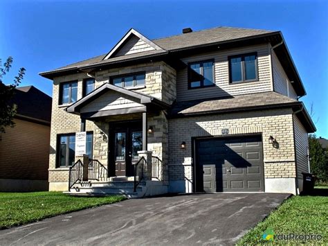 Les couleurs et matériaux de la maison modèle à vendre peuvent différer du modèle illustré. Maison neuve vendu Aylmer, immobilier Québec | DuProprio ...