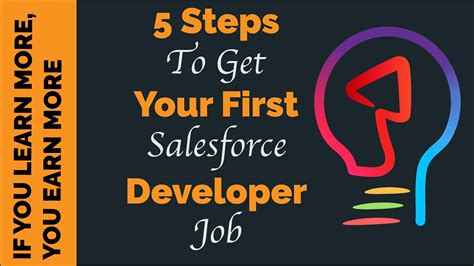 Get A Salesforce Developer Job In 5 Steps For Freshers For Admins
